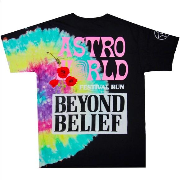 NWT Travis Scott Astroworld Festival Run Tee - Picture 3 of 10